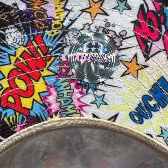 KBETHOS Colorful Comic Print Cap - Picture 6 of 6